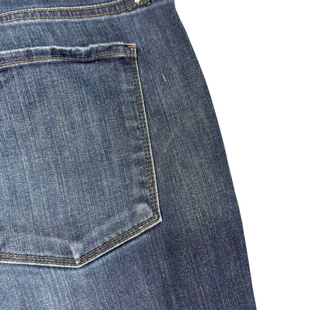 Lucky Brand Jeans Women's 12/31 Blue Brooke Boot Cut Denim Pants Stretch Whisker - Picture 7 of 16